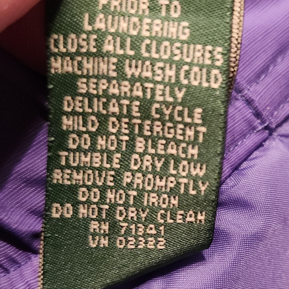 L.L. Bean OACM2 Snow Ski Active Outdoor Thinsulate Pant Pink/Purple Girls Size 1 - Picture 11 of 14